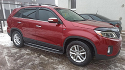 Kia Sorento II XM 2009-2014 Encadrement de Fenêtres (6 pcs, Inox) photo 1