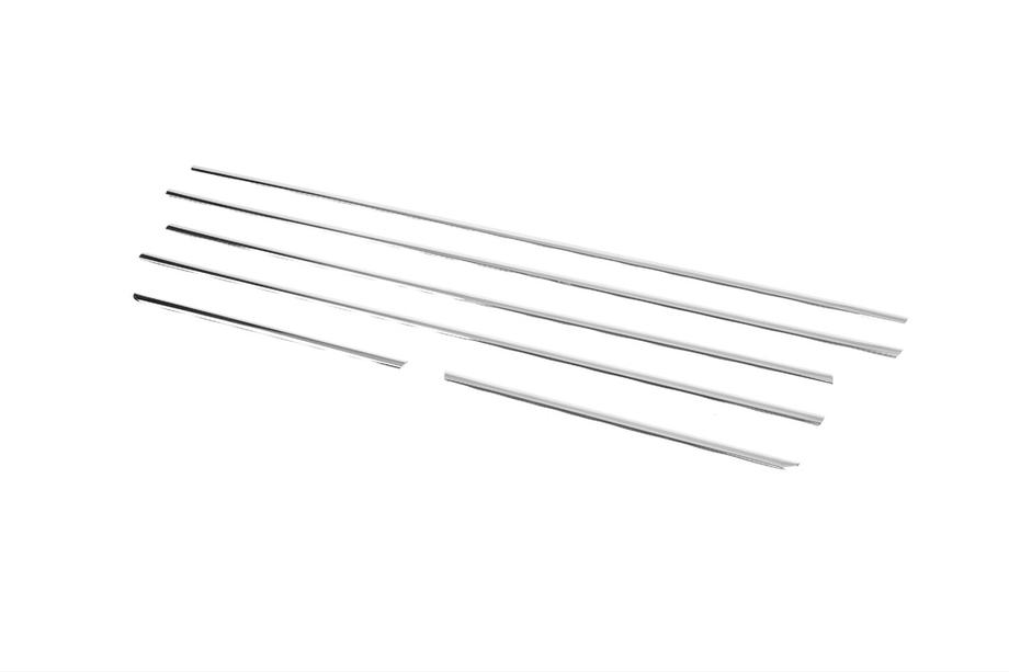 Kia Sorento II XM 2009-2014 Encadrement de Fenêtres (6 pcs, Inox) OmsaLine - Acier Inoxydable Italien Photo 9
