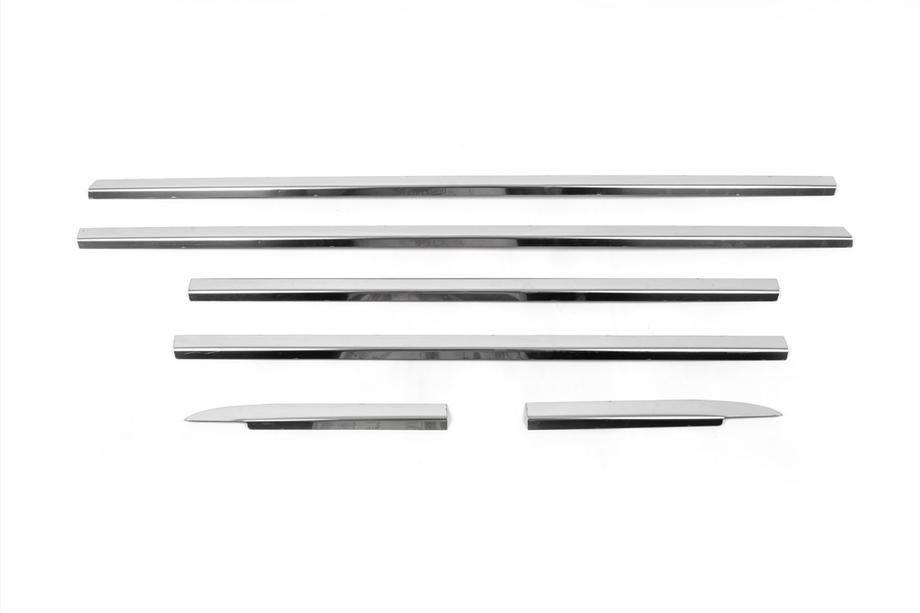 Mercedes ML W163 1997-2005 Encadrement de vitres exterieur inox (6 pcs) OmsaLine - Inox Italien Photo 3