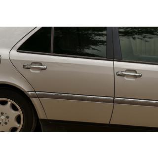 Couvre-poignées de Porte Chromés (4 pcs, Acier Inoxydable) Mercedes C-class W202 1993-2001 photo 2