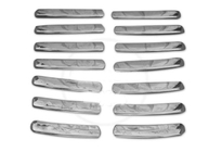 Mitsubishi L200 2006-2015 Couvre-Calandre Chromés (14 pcs, Acier Inoxydable) photo 3