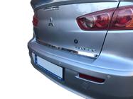 Mitsubishi Lancer X 2008- Seuil de coffre inox photo 1