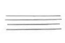 Mitsubishi Pajero Wagon IV 2006-2021 Encadrements de Vitres Acier Inoxydable (4 pcs) photo 3