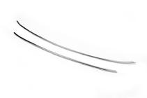 Nissan Qashqai 2010-2014 Baguettes pour calandre inférieure (2 pcs, inox) photo 3