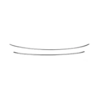 Baguettes pour calandre inférieure (2 pcs, inox) photo 2