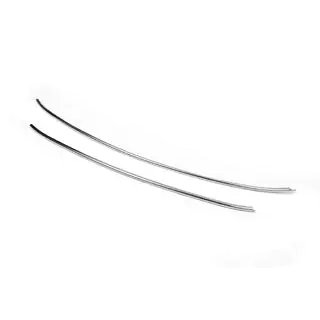Baguettes pour calandre inférieure (2 pcs, inox) photo 3