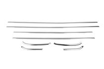 Opel Astra J 2009-2015 Encadrement inférieur de vitres chromé (Hatchback, 8 pcs, inox) photo 2