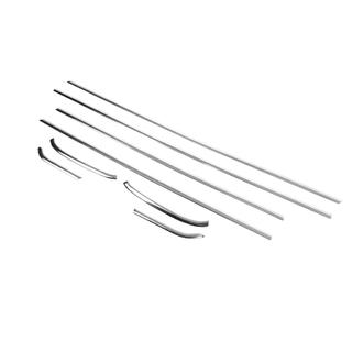 Encadrement inférieur de vitres chromé (Hatchback, 8 pcs, inox) photo 3