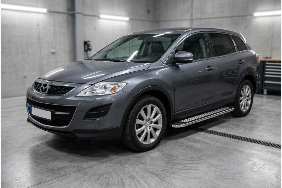 Mazda CX-9 2007-2016 Marchepieds Lateraux Maydos V2 (2 pcs, inox) Image