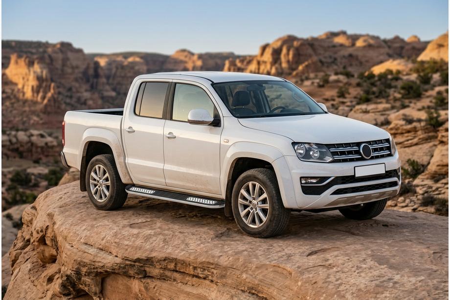 Volkswagen Amarok 2010-2022 Marchepieds Latéraux Tayga V2 (2 pcs, Aluminium) Image