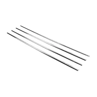 Encadrements de Vitres Acier Inoxydable (4 pcs) photo 3