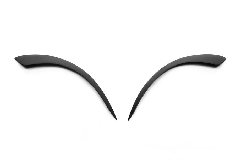 Renault Kangoo 1998-2008 Paupières de Phares (2 pcs, ABS Noir) (2003-2008) Photo 5