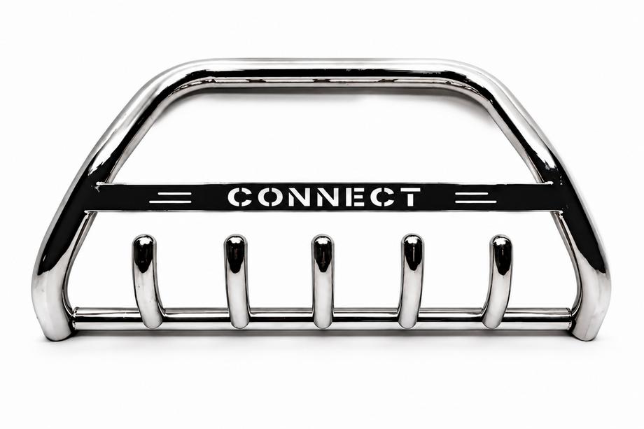 Ford Connect 2010-2013 Pare-buffle (Inox) 60 mm Photo 2