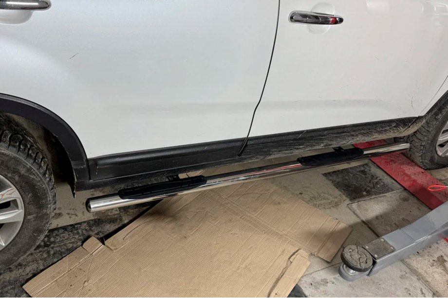 Kia Sorento II XM 2009-2014 Tubes Latéraux (2 pcs, Inox) Photo 1