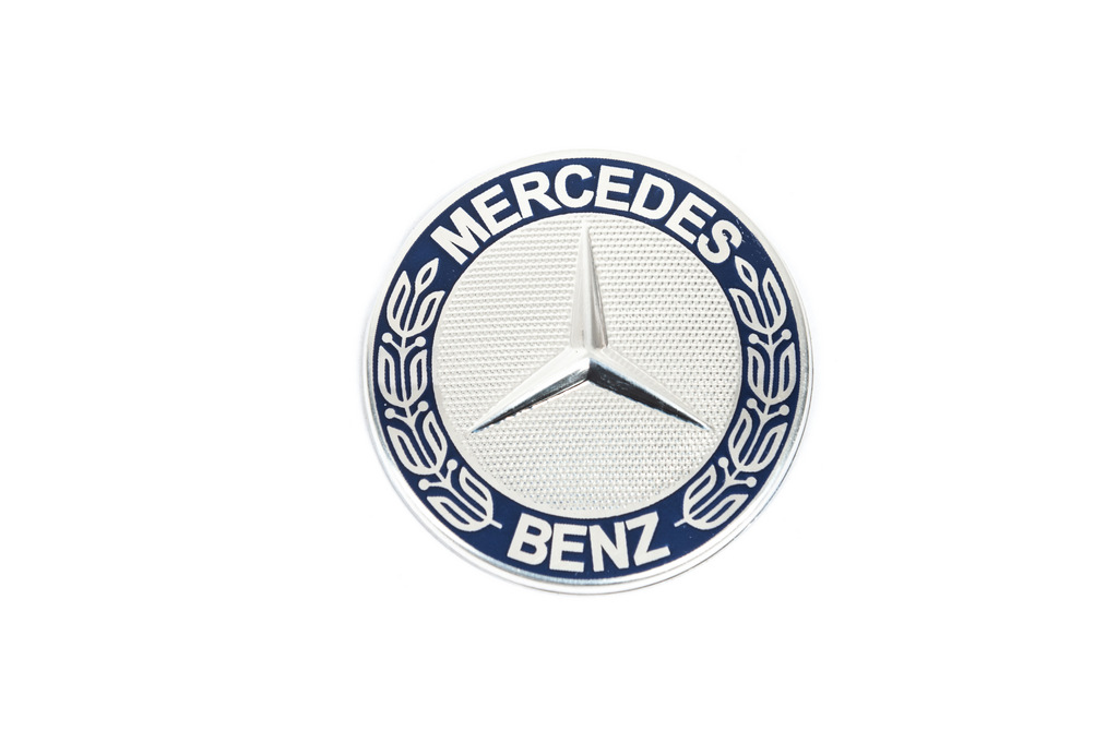 Autocollant Logo Mercedes-Benz - Décoratif Pour Voiture, Fenêtre, Meuble - Noir Brillant - Facile à Coller/décoller