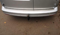 Volkswagen Caddy 2015-2020 Protection de Pare-chocs Arrière OmsaLine Inox photo 3