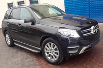 Mercedes GLE/ML class W166 2011-2018 Marchepieds Latéraux BlackLine (2 pcs, Aluminium) photo 1