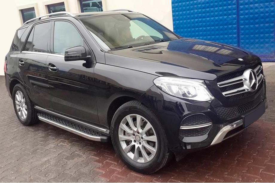 Mercedes GLE/ML class W166 2011-2018 Marchepieds Latéraux BlackLine (2 pcs, Aluminium) Image