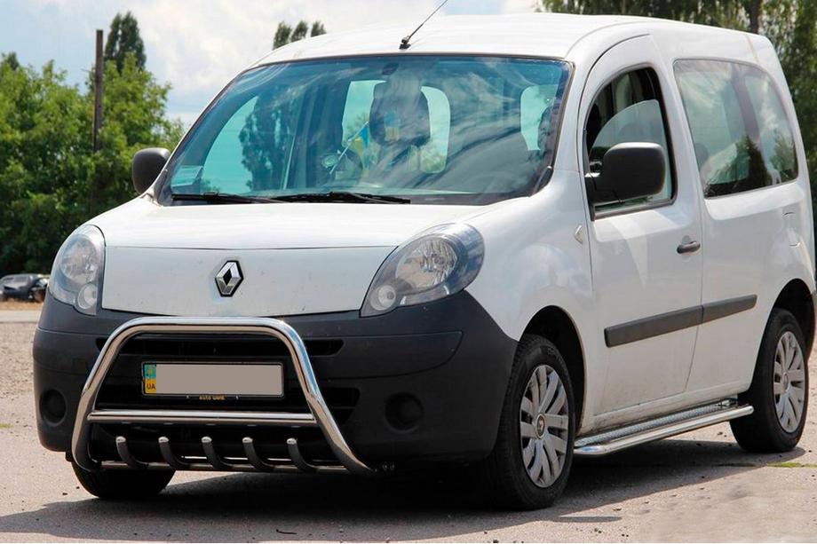 Renault Kangoo 2008–2020 Pare-buffle WT003/004 (Inox) avec inscription, 60 mm Photo 7