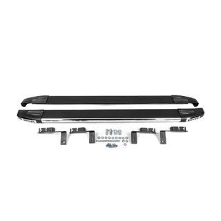 Marchepieds latéraux Omsa Black (2 pcs, aluminium) Peugeot Bipper 2008-2017 photo 1