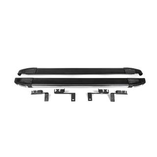 Marchepieds latéraux Omsa Black (2 pcs, aluminium) Citroen Nemo 2007-2017 photo 1