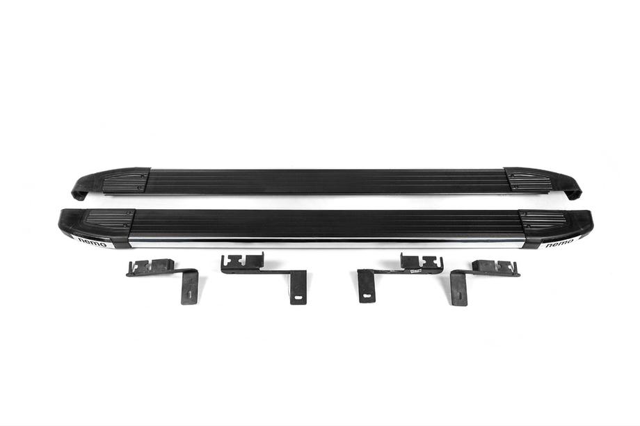 Citroen Nemo 2007-2017 Marchepieds latéraux Omsa Black (2 pcs, aluminium) Image
