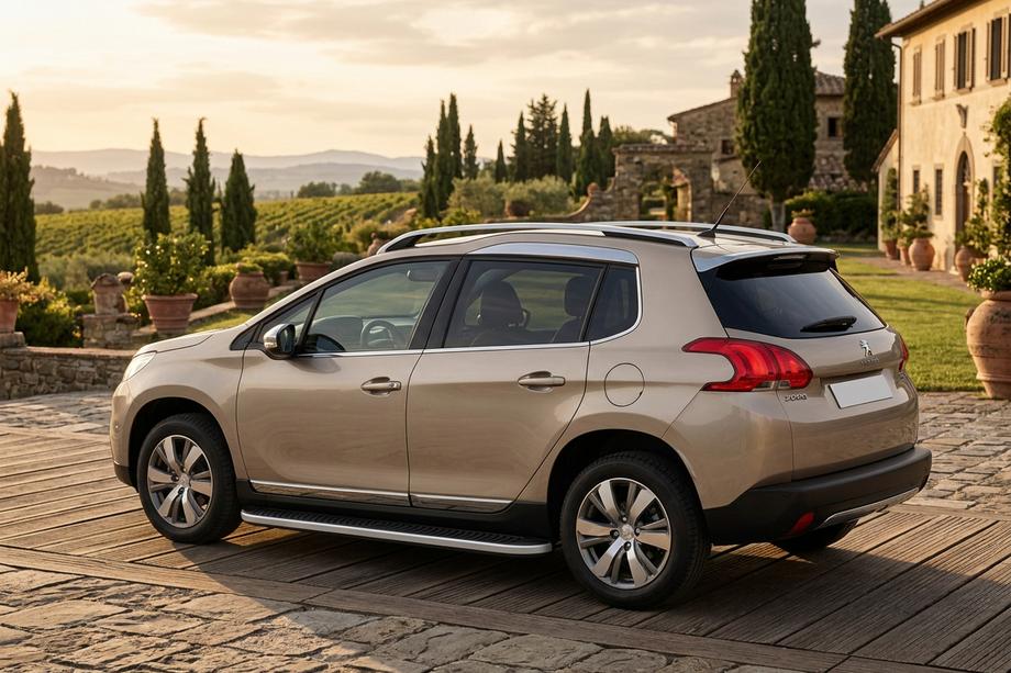 Peugeot 3008 2008-2016 Marchepieds Latéraux Tayga Grey (2 pcs, Aluminium) 2008-2014 Image