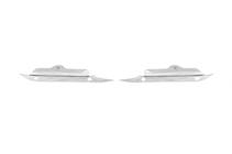Nissan Navara 2006-2015 Cache chromé pour capteurs de stationnement (2 pcs, inox) photo 2