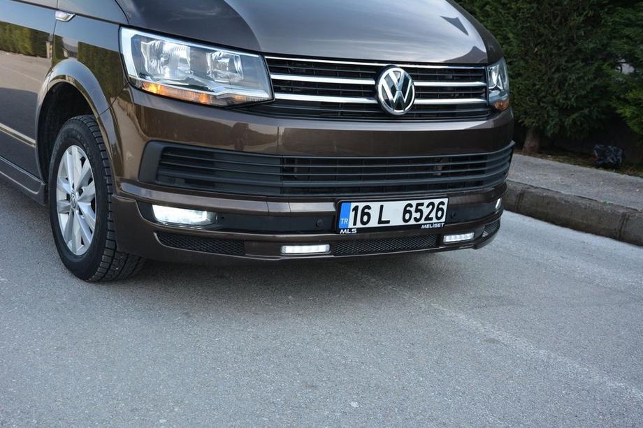 Volkswagen T6 2015-2024 Lame de Pare-chocs Avant Sport 2-LED 2015-2018 (apprêtée pour peinture) Photo 11