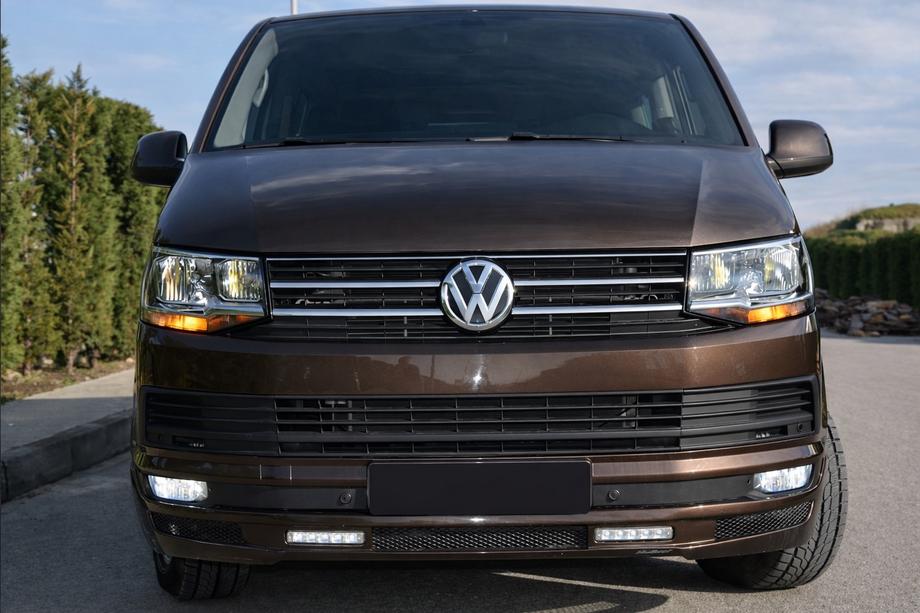 Volkswagen T6 2015-2024 Lame de Pare-chocs Avant Sport 2-LED 2015-2018 (apprêtée pour peinture) Photo 2