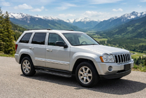 Jeep Grand Cherokee WK 2004-2010 Marchepieds Latéraux Bosphorus Black (2 pcs, Aluminium) photo 1