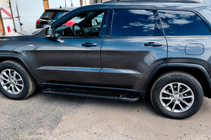 Jeep Grand Cherokee WK2 2010-2021 Marchepieds Latéraux Allmond Black (2 pcs, Aluminium) photo 3