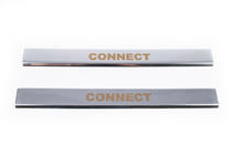 Ford Connect 2006–2009 Seuils de porte inox Carmos V1 (2 pcs) photo 2