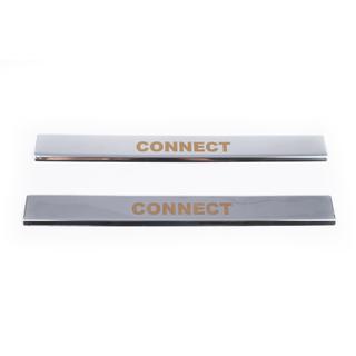 Seuils de porte inox Carmos V1 (2 pcs) Ford Connect 2006–2009 photo 2