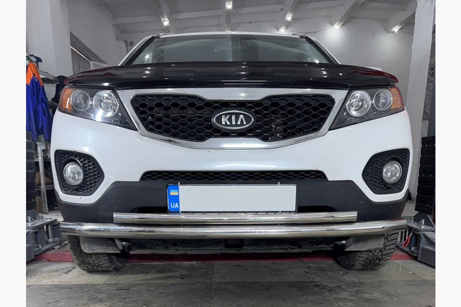 Kia Sorento II XM 2009-2014 Arceau avant inférieur inox Photo 1