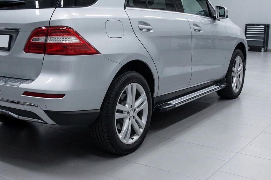 Mercedes GLE/ML class W166 2011-2018 Marchepieds Latéraux Rainbow (2 pcs, Aluminium) Image