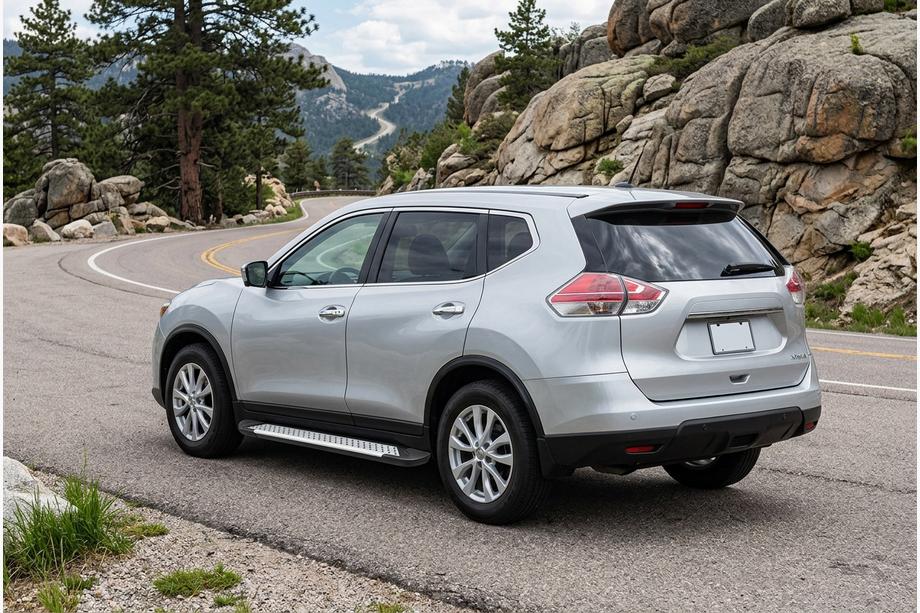 Nissan X-trail T32/Rogue 2014-2021 Marchepieds latéraux Allmond Grey (2 pcs, aluminium) Image