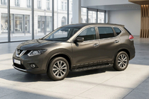 Nissan X-trail T32/Rogue 2014-2021 Marchepieds Latéraux Allmond Black (2 pcs, Aluminium) photo 1