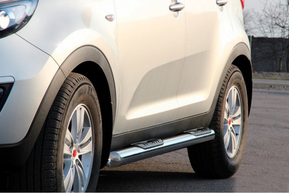 Kia Sportage 2010-2015 Tubes Latéraux (2 pcs, Inox) Photo 4
