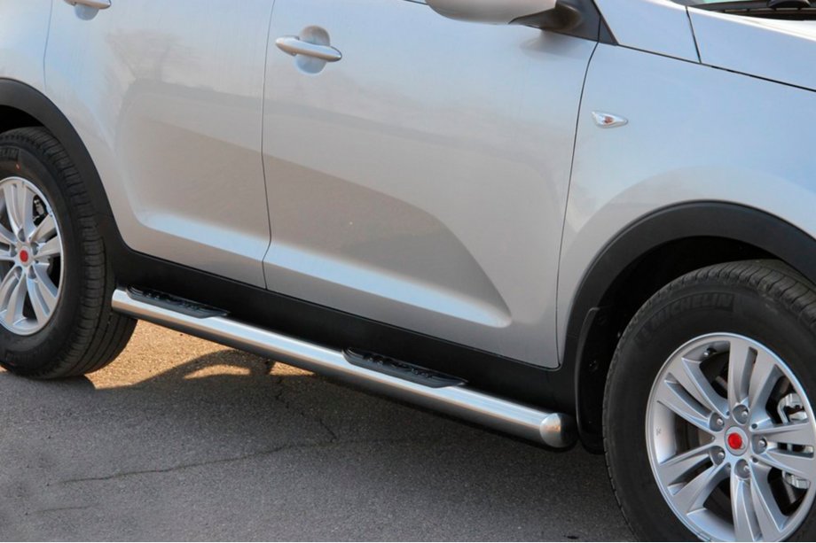 Kia Sportage 2010-2015 Tubes Latéraux (2 pcs, Inox) Photo 2