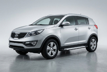 Kia Sportage 2010-2015 Marchepieds Latéraux Allmond Grey (2 pcs, Aluminium) photo 1