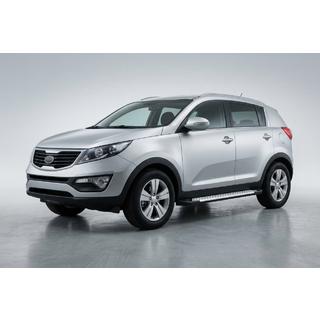 Marchepieds Latéraux Allmond Grey (2 pcs, Aluminium) Kia Sportage 2010-2015 photo 1