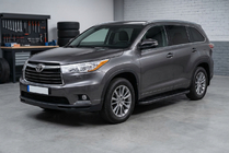 Toyota Highlander 2013-2019 Marchepieds Latéraux Bosphorus Black (2 pcs, Aluminium) photo 1