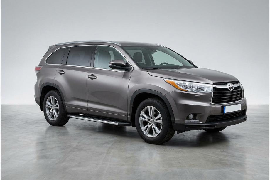 Toyota Highlander 2013-2019 Marchepieds Latéraux Duru (2 pcs, Aluminium) Image