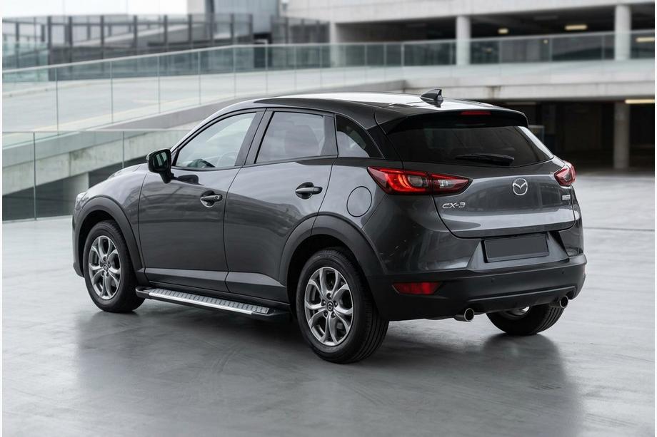 Mazda CX-3 2015- Marchepieds latéraux Allmond Grey (2 pcs, aluminium) Image