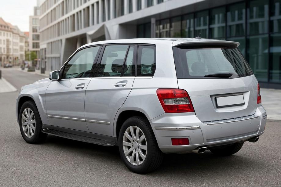 Mercedes GLK class X204 2008-2015 Marchepieds Latéraux Allmond Black (2 pcs, Aluminium) Image