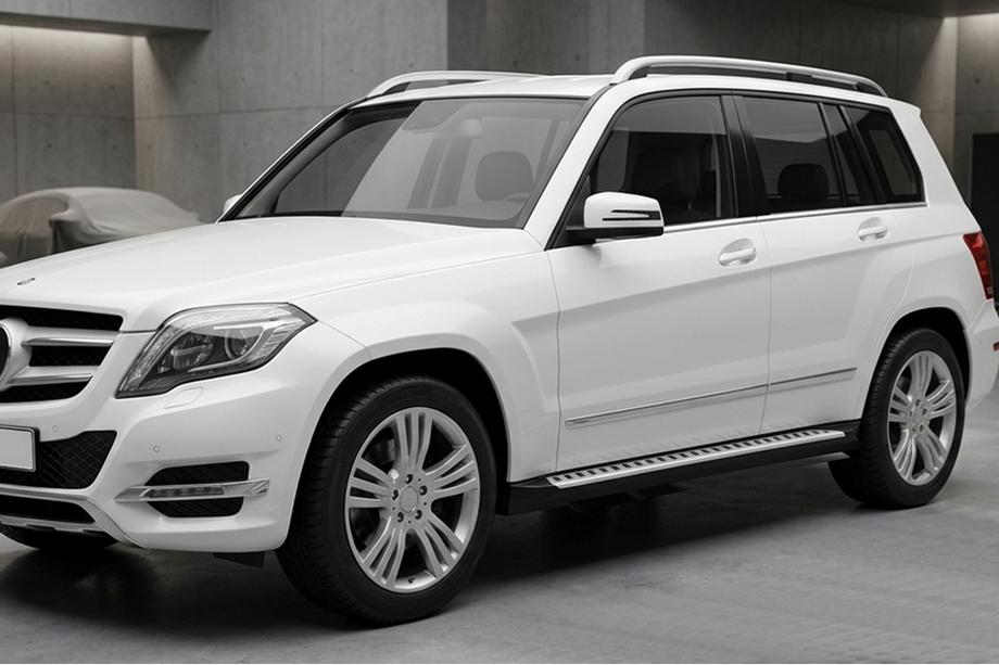 Mercedes GLK class X204 2008-2015 Marchepieds Latéraux Line (2 pcs, Aluminium) Image