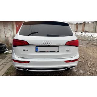 Baguette chromée au-dessus de la plaque d'immatriculation (inox) Audi Q5 2008-2017 photo 2