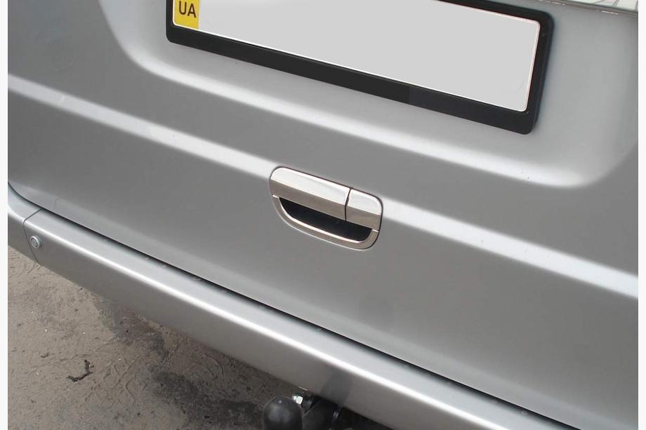Mercedes Viano 2004-2014 Cache poignée de porte arrière en acier inoxydable OmsaLine - Inox Italien Photo 2