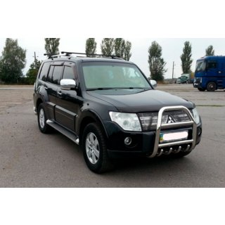 Pare-buffle QT011 (Inox) Mitsubishi Pajero Wagon IV 2006-2021 photo 2
